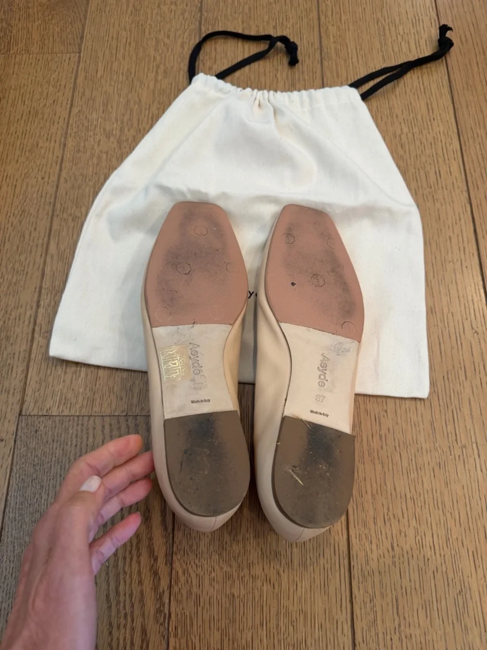 Aeyde Matti Ballerina Shoes Sz 37